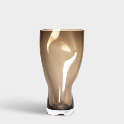 Lunhgqef Squeeze Smokey Brown Vase Small