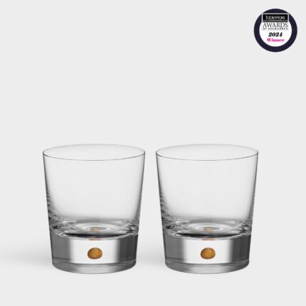 Lunhgqef Intermezzo Gold Double Old Fashioned - Set of 2
